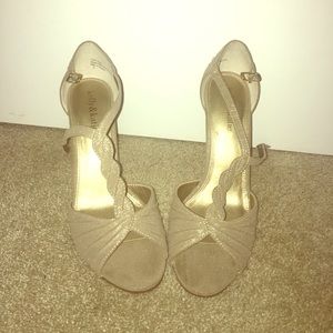 Gold heels