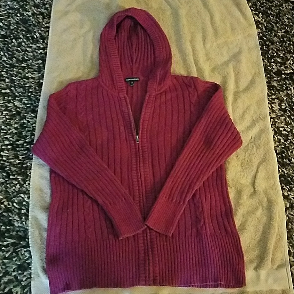 Burgundy sweater