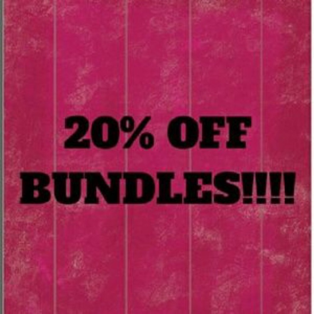 Limited time only bundles 20% off