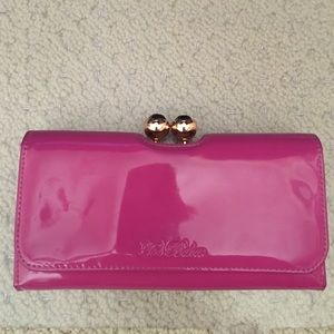 Ted Baker Patent Leather Clutch Wallet