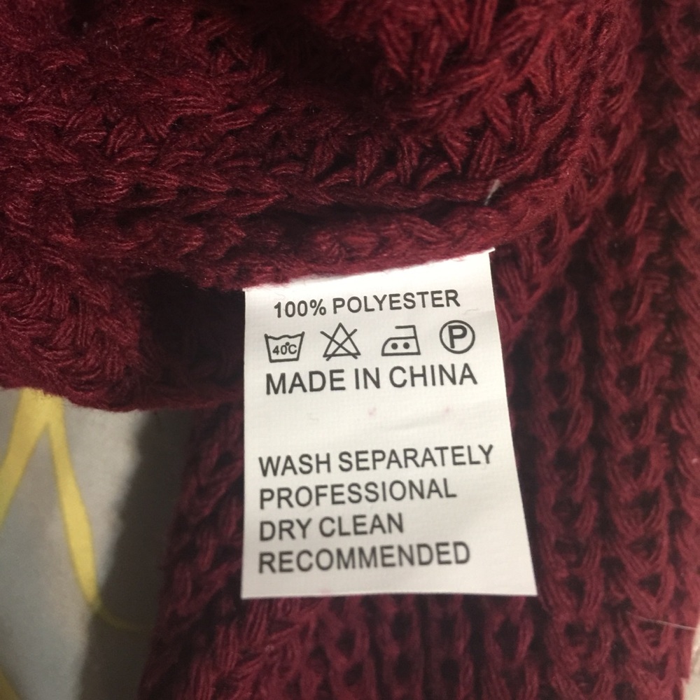Burgundy Sweater - Picture 2 of 3