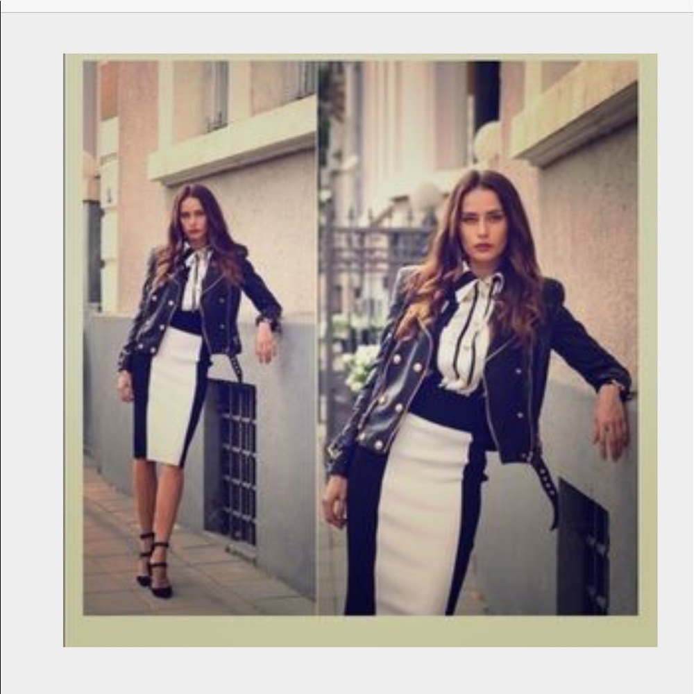 NWOT Balmain x H&M Pencil Skirt