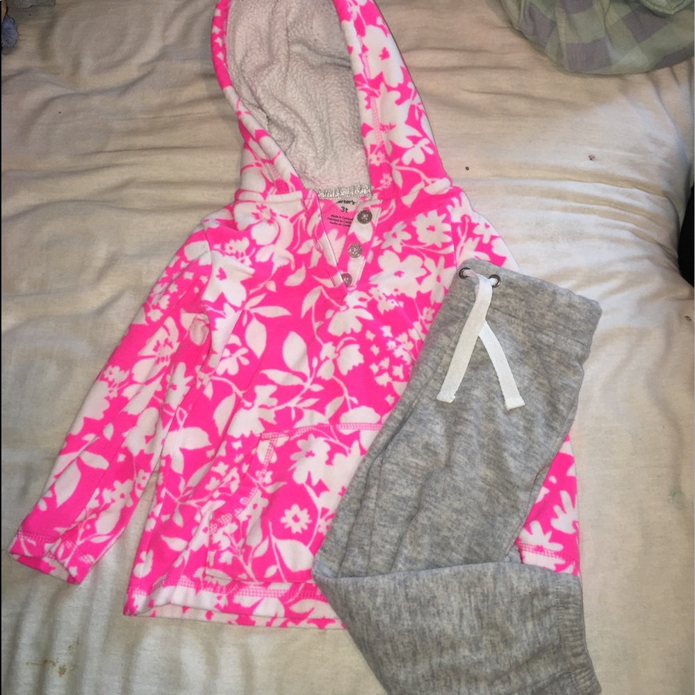 Fleece carters pull over & carters fleece sweats