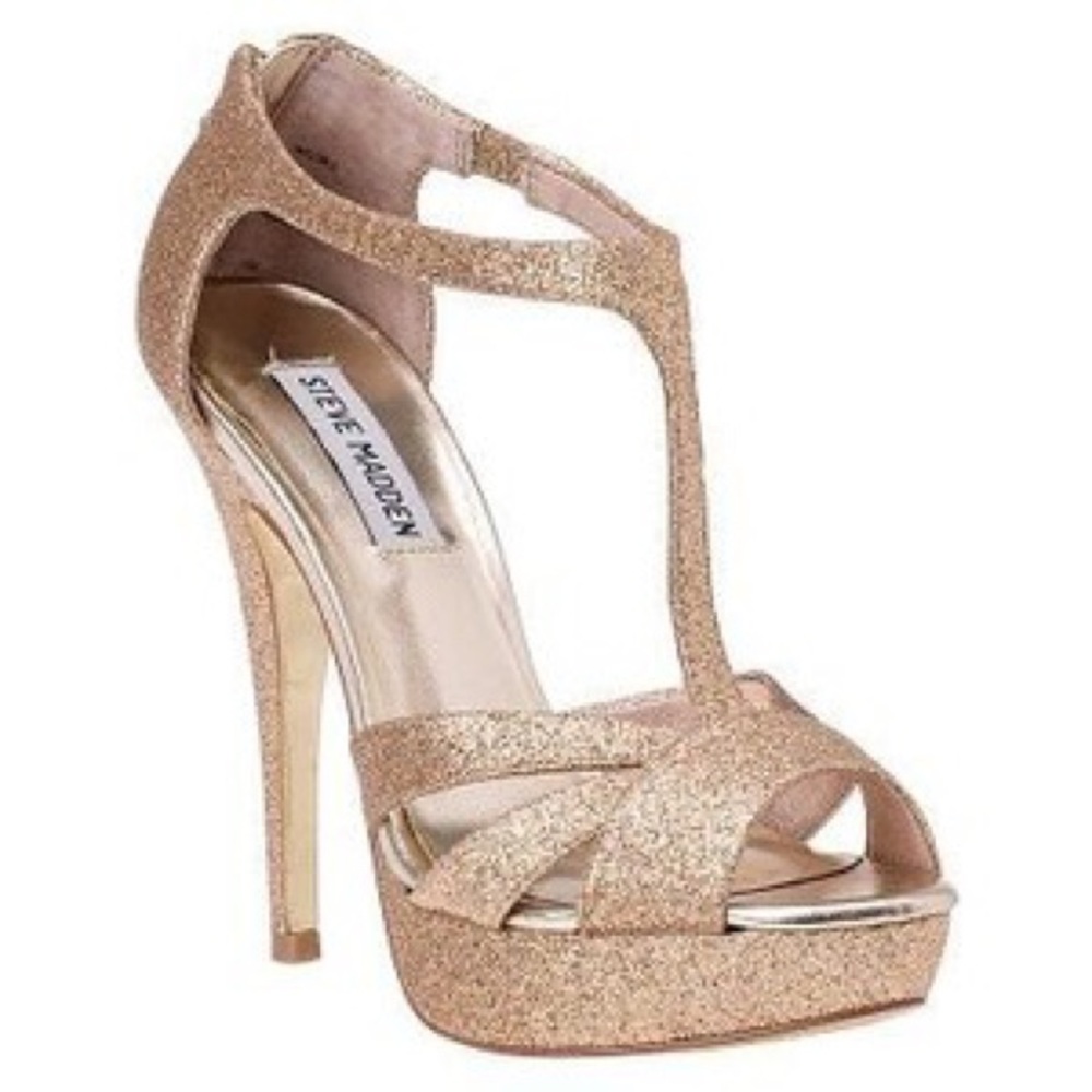 Steve Madden Gold Heels
