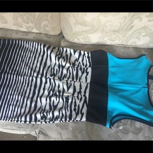 Multi-color Body-Con Dress