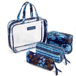 Vera Bradley 4 pc. Cosmetic Organizer Java Floral