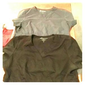 Black and Gray Scrub Top bundle!