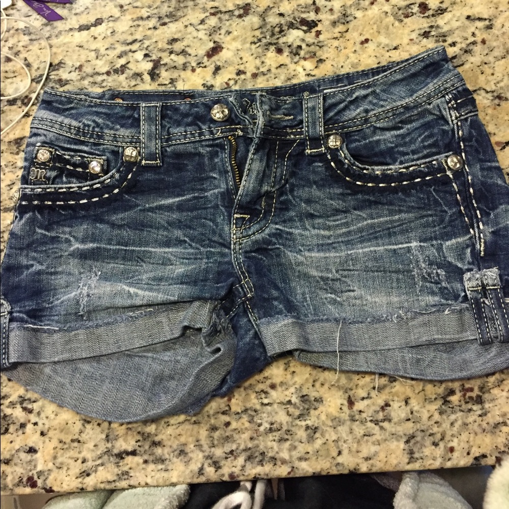 Denim shorts