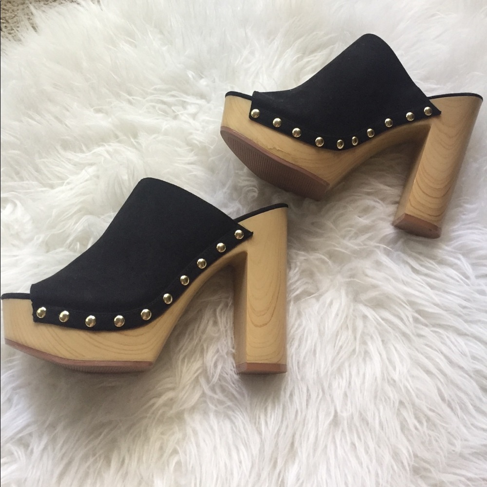 Black Mules NWOT