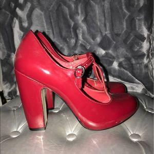 Nine West Red Pumps
