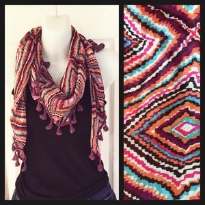 ‼️‼️50% OFF 🐼 | Dutch Style Scarf with Tassels