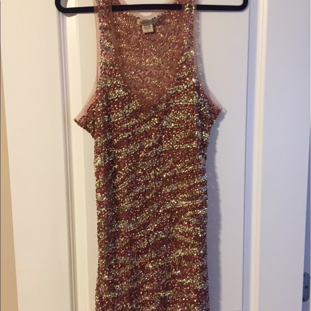 NWOT Arden B. Sequin striped party dress!