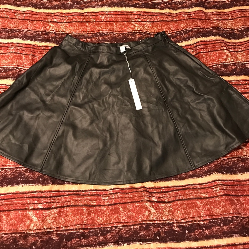 Lauren Conrad Leather Skirt