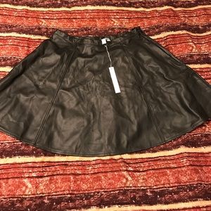 Lauren Conrad Leather Skirt
