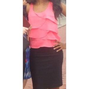 Pretty In Pink Sleeveless Blouse