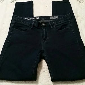 Madewell Legging Dark Wash Denim Jeans Sz 25
