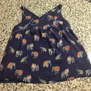 Anthropologie Elephant print top 🐘