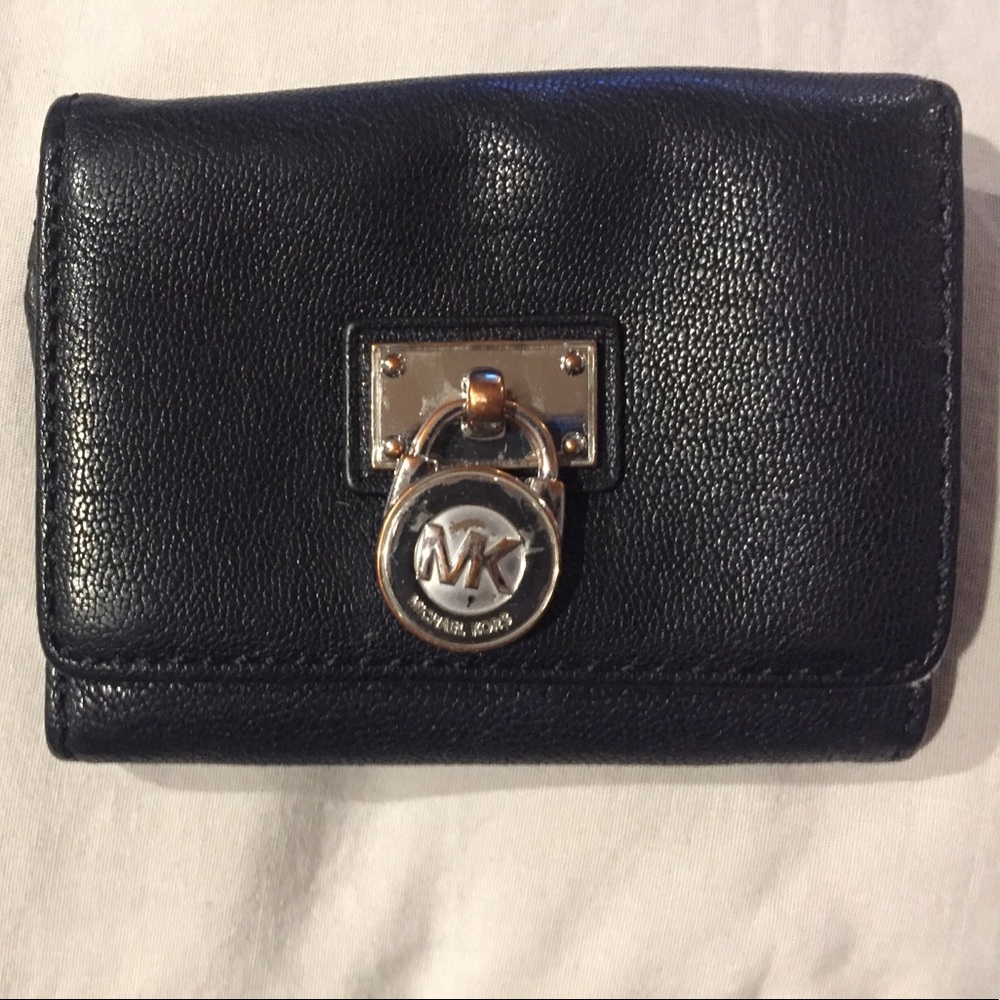 Michael kors small black wallet