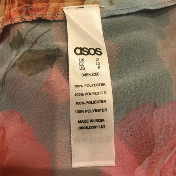 👗NWT Asos floral crop top with ruffles - Picture 7 of 7