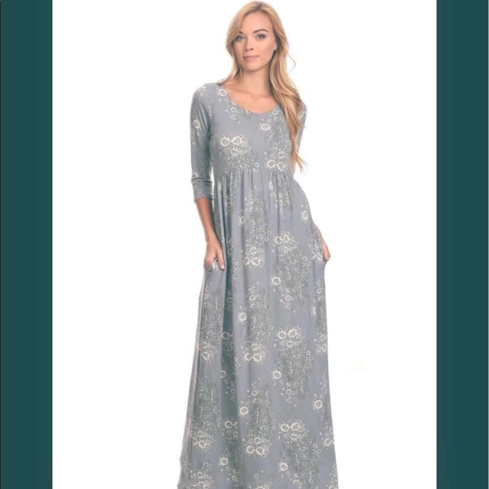 BIO7162-Print Blue🙌🏼👗
