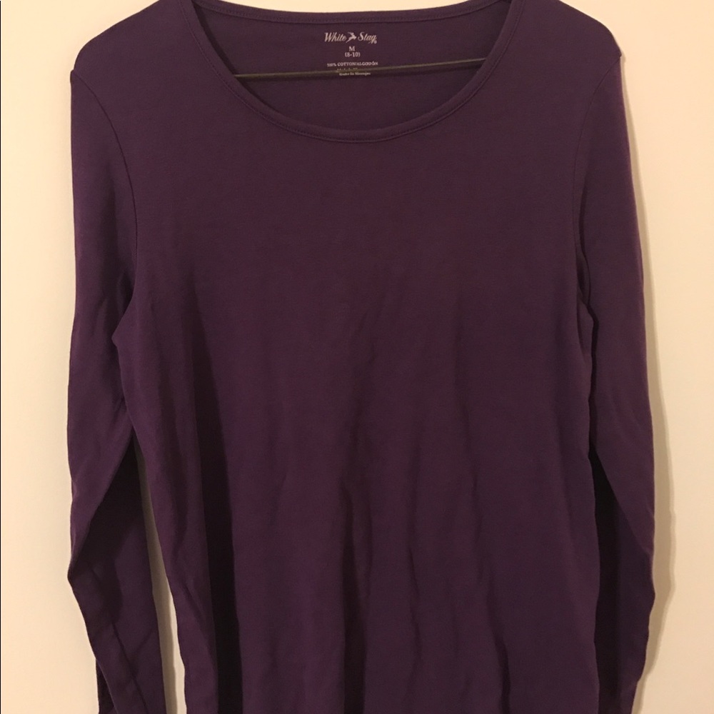 Purple Long Sleeve Shirt