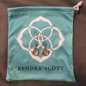 Kendra Scott Dee Earrings Brown Pearl/Rose Gold