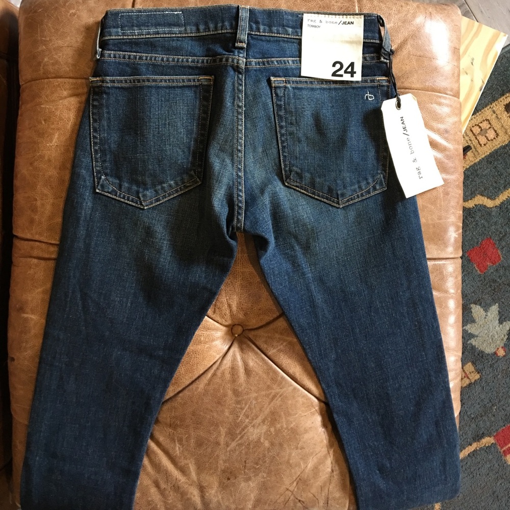 BNWT Rag & Bone 'tomboy' slim-fit boyfriend jeans