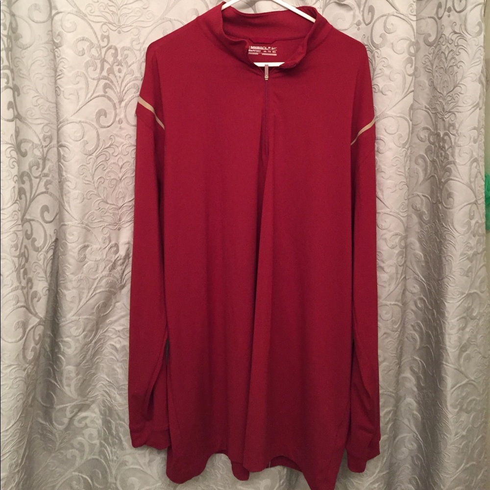 Men's Nike Golf Pullover 1/4 Zip Dri Fit XXL