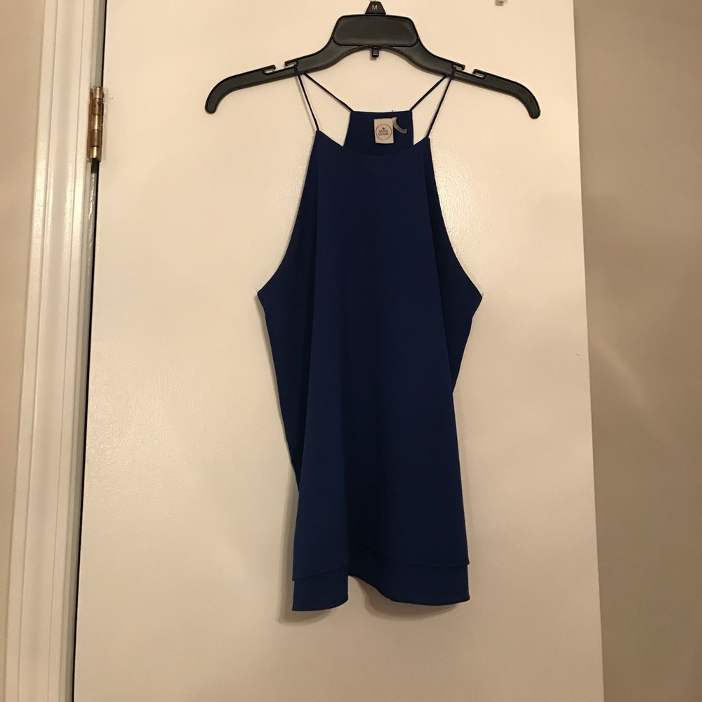 Paper Crane Blue tank