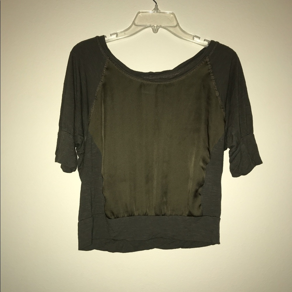 Satin Front Blouse