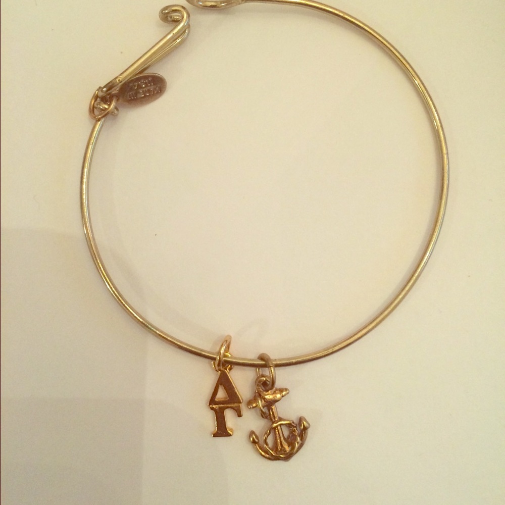 Delta Gamma Anchor Charm Bracelet