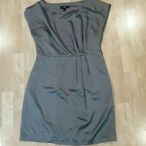 Mossimo steel grey satin dress