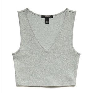 NWOT V-Neck crop.