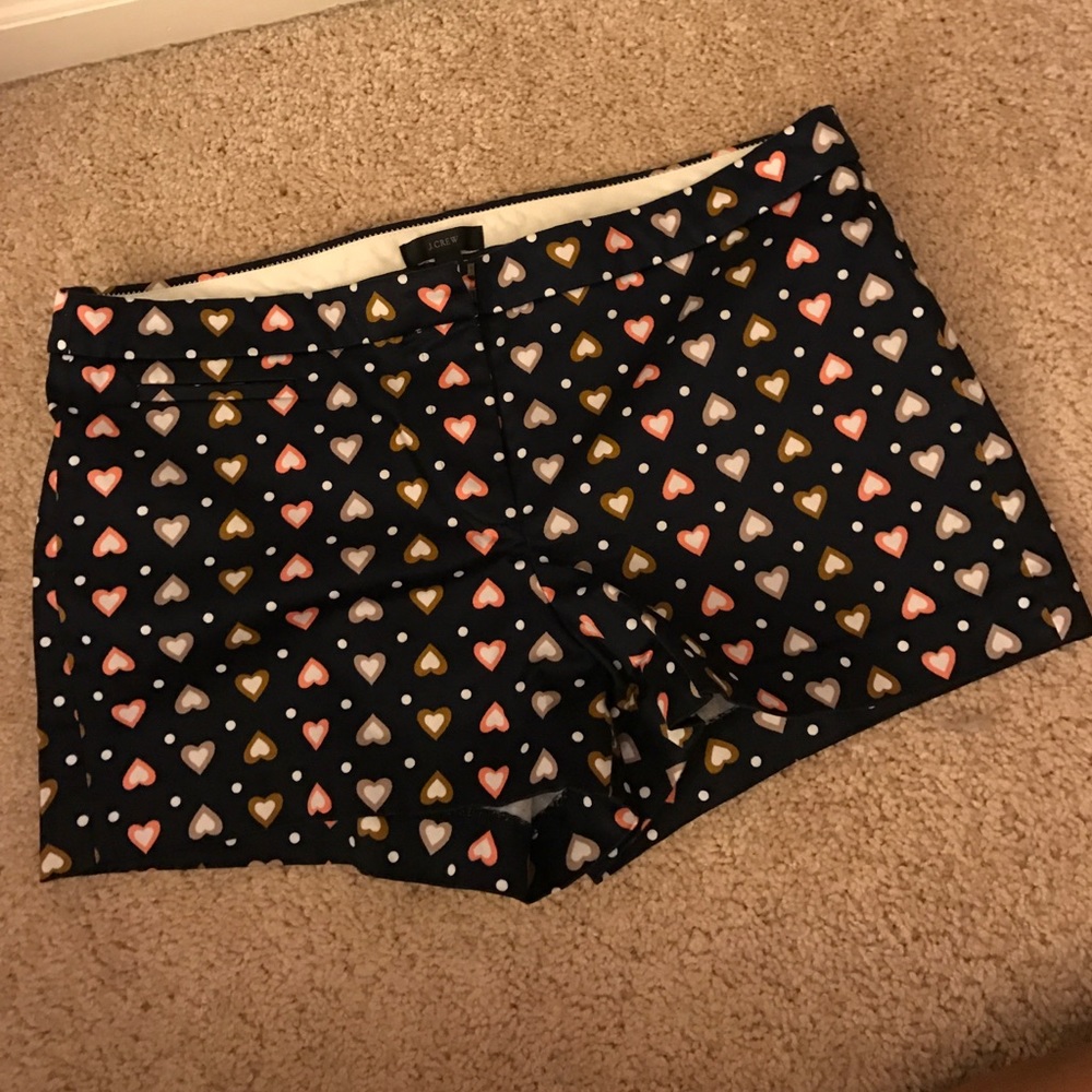 Jcrew heart shorts