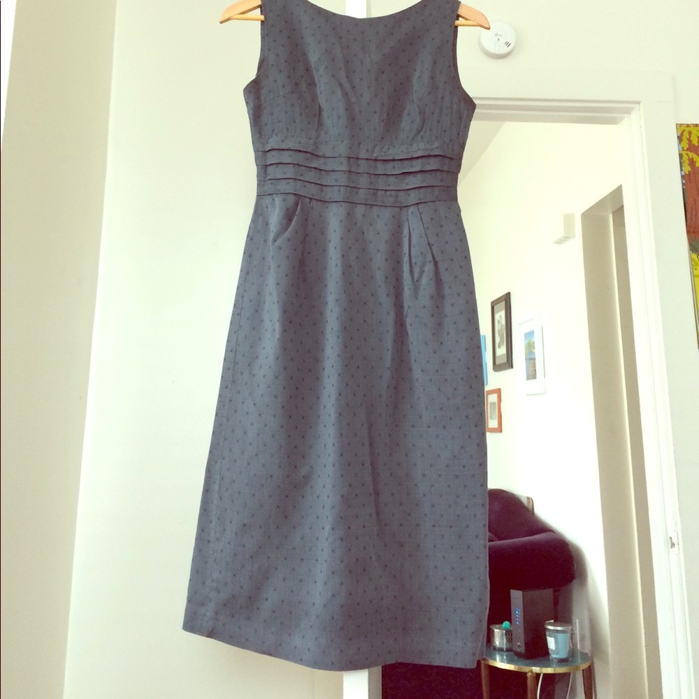 Vintage eyelet sheath dress XS