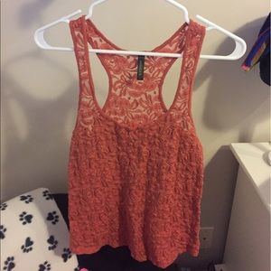 Tilly's / Fulltilt Orange Lace Tank