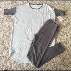 Lularoe Shirt and Leggings Set