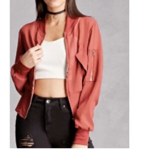 Sheer Zip-Up Jacket