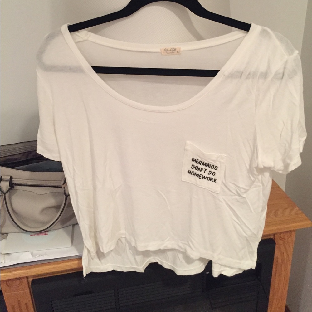 Mermaids don't do homework tee shirt