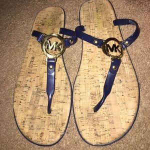 Navy Blue Size 10 Michael Kors sandals🌻
