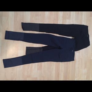 2 pairs Athleta Plie Yoga Tights Small S