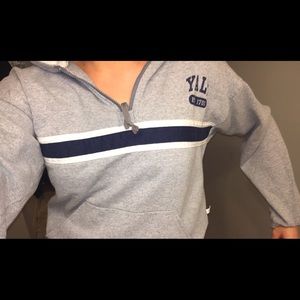 Yale grey hoodie sweatshirt SIZE S