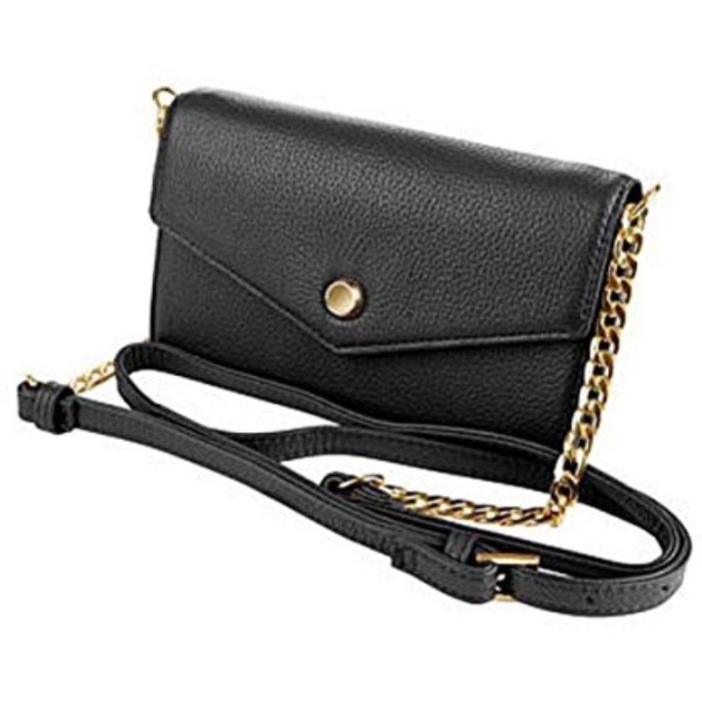 ✨Simple & sweet black cross-body purse