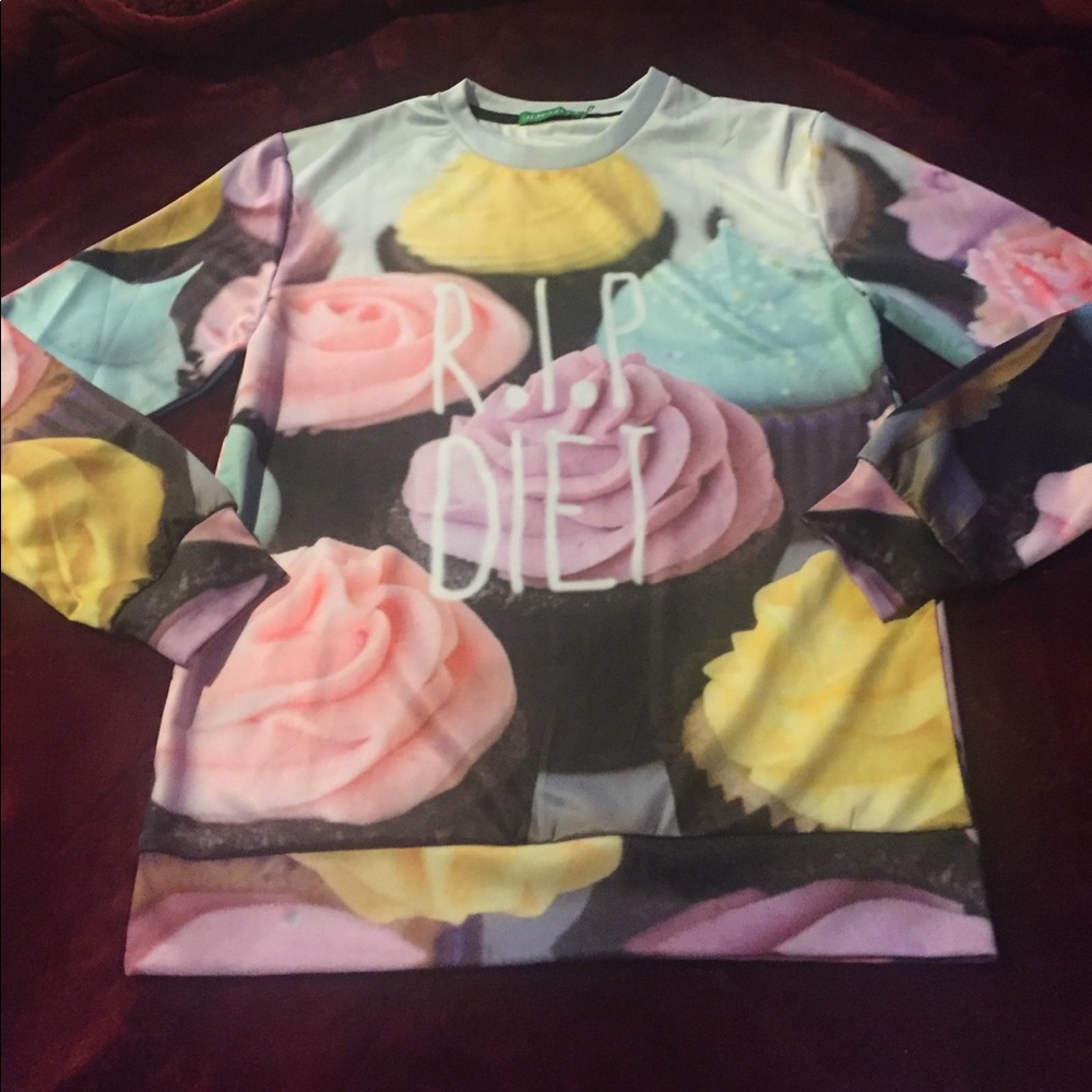 R.I.P. Diet cupcake scuba sweatshirt