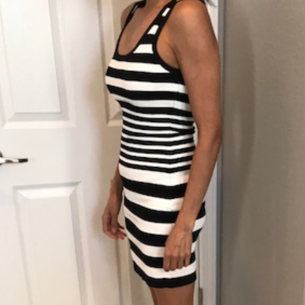 Bodycon striped dress
