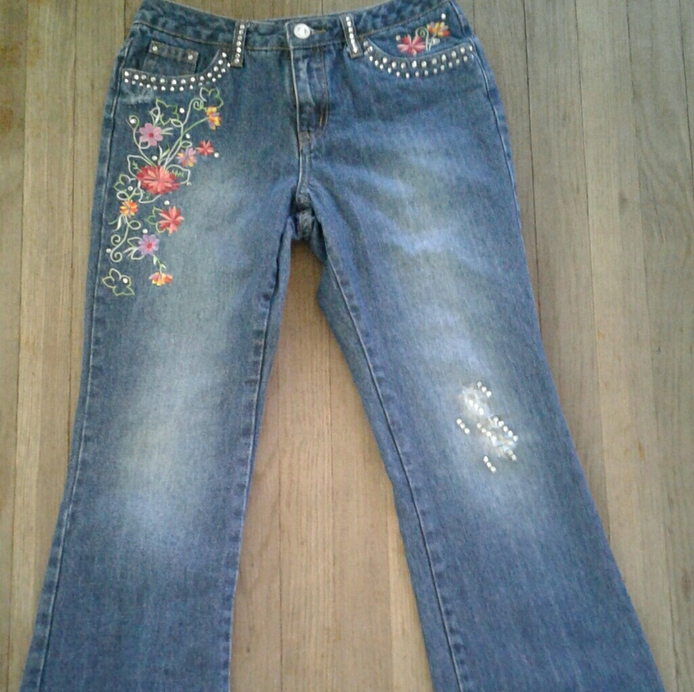 Preowned Girl's Denim Jeans by Limited Too (12)