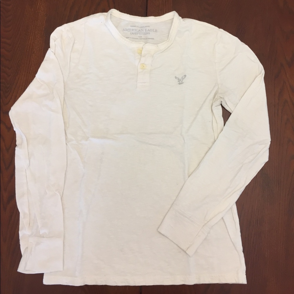 American Eagle S Eggwhite Long Sleeve