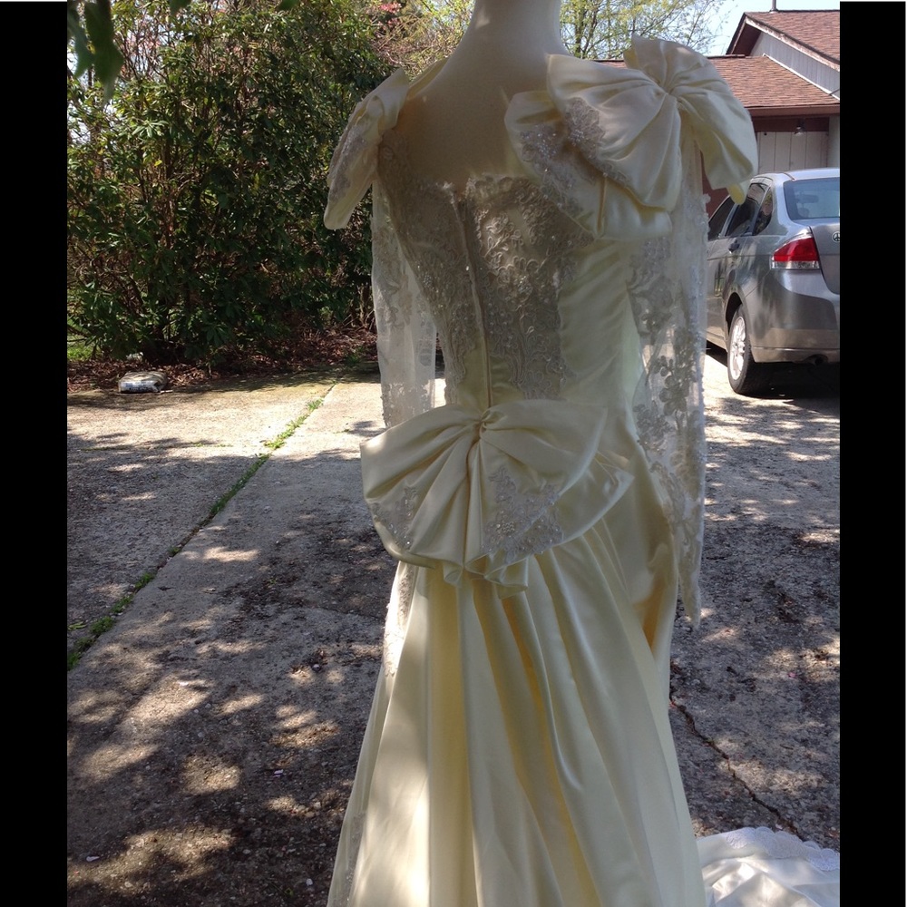 Vintage Wedding Dress - Picture 6 of 9