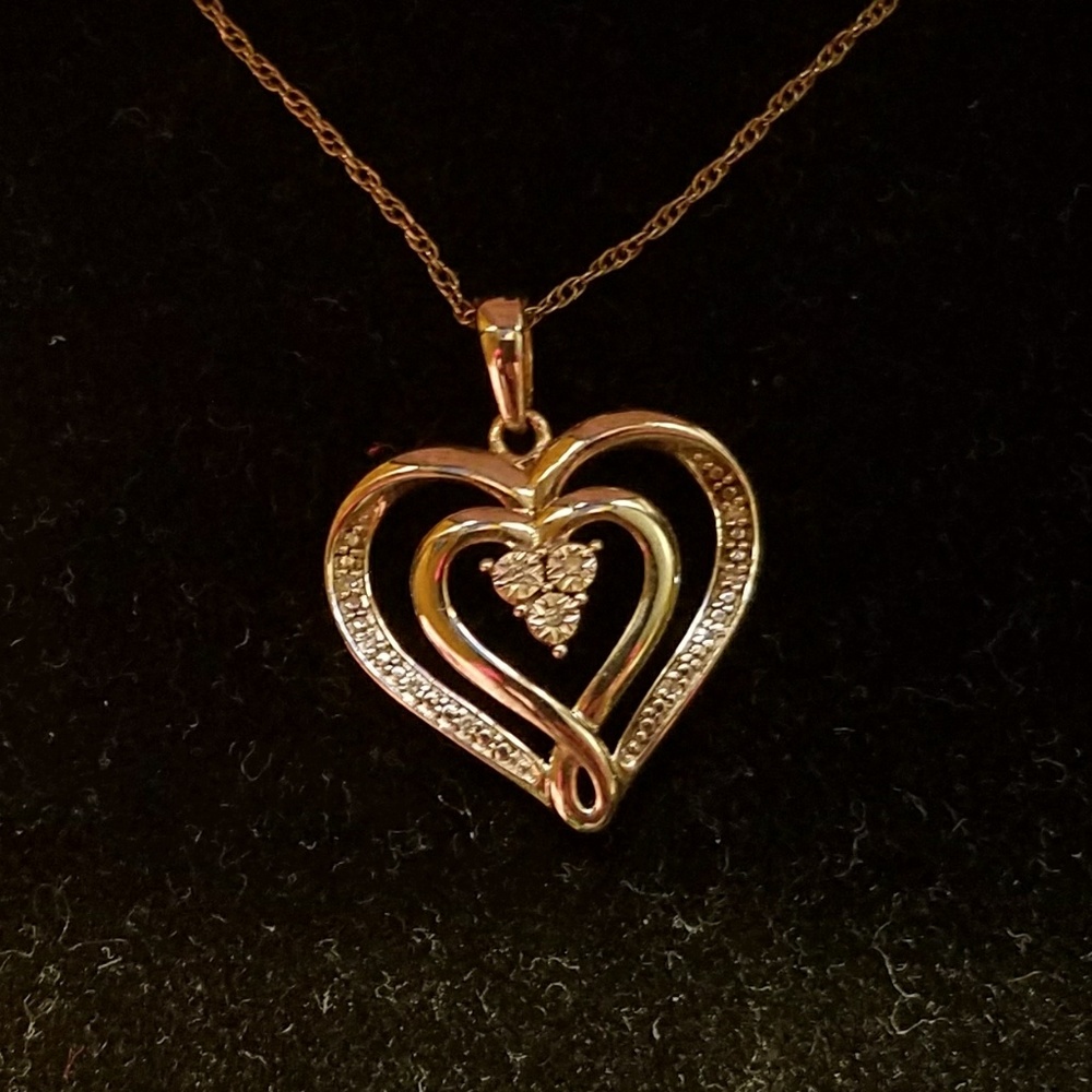 Sterling Silver heart necklace