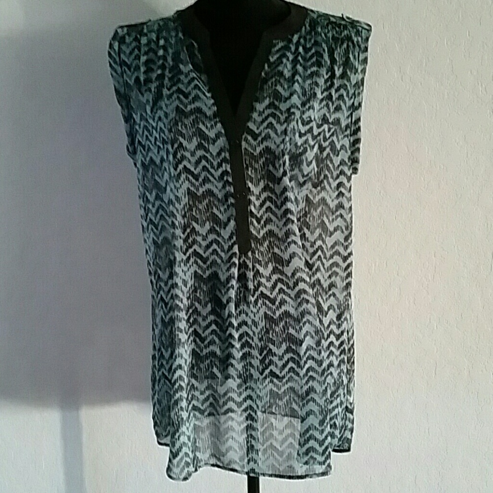 Maurices brand Sheer, sleeveless tunic